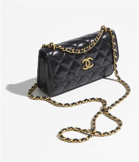 chanel clutch phone holder|Shop CHANEL FLAP PHONE HOLDER WITH CLASSIC CHAIN.